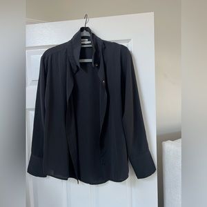 Abercrombie button down boyfriend blouse